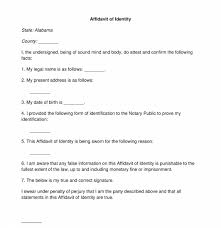 Image canadian notary clause : Affidavit Of Identity Sample Template Word And Pdf