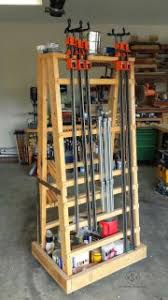 I plan on building a second rack at a later date once this one is full. Clamp Rack Woodshop Mike