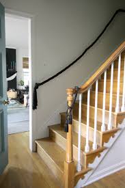 Werkzeug und baumaterial für profis und heimwerker. One Room Challenge Week 5 Diy Rope Stair Railing Painted High Stairwell Walls And When To Call The Pros Cassie Bustamante