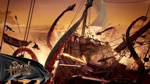Animated footbridge leading to island graphic wallpaper, sea of thieves. Sea Of Thieves Wallpaper By Ninjavdesign On Deviantart