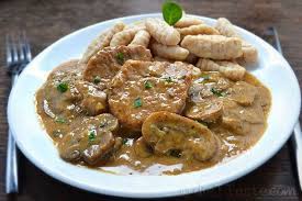 Veal In Mushroom Sauce Recipe Veal Recipes Stuffed Mushrooms Recipes