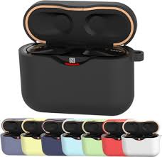 These have an advertised 6 hours of battery life with an 18 hour charging case, google assistant, touch controls, noise cancelling capabilities, and a competent phone app to customize your experience. Case For Sony Wf 1000xm3 Earphone Accessories Charging Box Cover Case On For Sony Wf 1000 Xm3 Tpu Soft Shell With Anti Lost Hook Buy On Zoodmall Case For Sony Wf 1000xm3 Earphone Accessories Charging