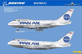 Pan Am Boeing B747sp 21 Aircraft Art Vintage Airplanes American Airlines