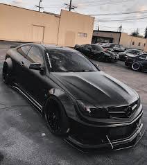 Custom Wide Body Triple Black Cls Coupe Mercedes Benz Cars Mercedes Modern Muscle Cars