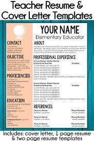 Excellent background in current events, history, geography, and other social sciences. Teacher Resume Template Tales From Outside The Classroom
