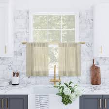 However, if done correctly, the blend of a rustic shaker style cabinets give a traditional yet timeless feel to any kitchen. Linen Tier Curtains Target