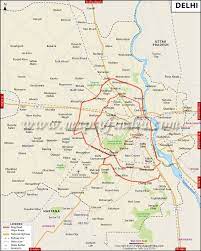 Map of delhi (nct / india), satellite view: Delhi Map City Information And Facts Travel Guide