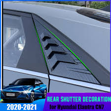 More on that in the future. Car Accessories For Hyundai Elantra Avante Cn7 2020 2021 2022 Carbon Fiber Look Interior Rear Air Vent Panel Cover Trim Best Offer F49d Goteborgsaventyrscenter