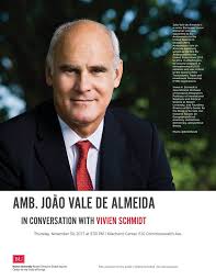 João vale de almeida, the european union ambassador to the united states, recently visited the wnyc studio. Facebook