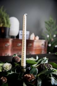 Diy Scandinavian Countdown Candle Day One 25 Days Of Christmas Countdown House Of Valentina Christmas Countdown Diy Scandinavian Christmas Diy Advent Candles Diy