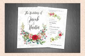 Floral Wedding Invite Floral Wedding Invitations Floral Wedding Wedding Invitations