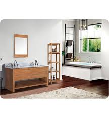 Add style and functionality to your bathroom with a bathroom vanity. Avanity Kai V48 Nt Avanity Kai 48 Freestanding Double Bathroom Vanity Base In Natural Teak