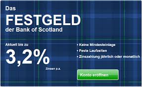Das Festgeld Der Bank Of Scotland Ist Eine Lohnenswerte Geldanlage