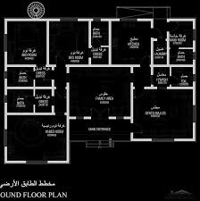 طابق واحد خليجي 3 غرف نوم 19 14 5 232 متر مربع Arab Arch Maids Room Kitchen Room Bath Dress