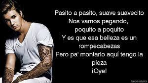 Despacito justin bieber lyrics is the digital downloadable. Justin Bieber Despacito Lyrics On Screen Ft Luis Fonsi Daddy Yankee Video Dailymotion