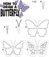 The butterfly pops when left against a white background. Butterfly Drawing For Kids At Paintingvalley Com Explore Collection Of Butterfly Drawing For Kids