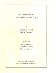 An Introduction to Latin Literature and Style