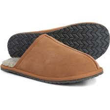 Minnetonka Moccasin Seth Scuff Slippers Suede For Men