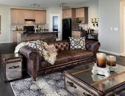 In the image above, the deep blue wall brings out a cool, yet intense aspect of the brown sofa, making the whole space feel. Admirable Leather Sofa For Living Room Chesterfield Sofa Living Room Leather Sofa Living Room Chesterfield Living Room