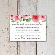 Bridal Shower Invitation Printable Recipe Cards Printable Etsy Bridal Shower Recipes Cards Bridal Shower Invitations Printable Bridal Shower Recipe Cards Printable
