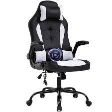 A few general guidelines for a good desk height are: Boyel Living White And Black Gaming Chair Ergonomic Swivel Rolling Computer Massage Chair With Headrest And Adjustable Lumbar Support Rc6554 White The Home Depot
