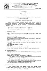 Alamat melamar loker di pt.tsm security jakarta. Lowongan Kerja Rsud Koja Minimal Sma Sederajat 490 Orang