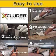 Discover the best repellents and deterrents for raccoons to buy in 2021! Amazon Com Xcluder 162600 36 Inch Residential Rodent Proof Door Sweep Clear Aluminum Guaranteed To Stop Mice Rats And Drafts Home Pest Control Traps Industrial Scientific
