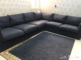 كنب كحلي زاويه 6 مقاعد من ايكيا