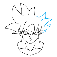 Drawing goku new form ultra instinct limit breaker from dragon ball super square size. How To Draw Goku Ultra Instinct Really Easy Drawing Tutorial