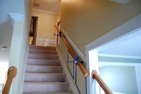 How to install chair rail molding. Installing Chair Rail Up Staircase Diy Home Improvement Forum