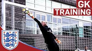 High Intensity Drills For England S Senior Goalkeepers Goalkeeper Training Youtube