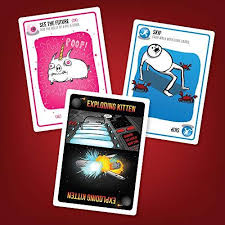 Exploding kittens is a card game designed by elan lee, matthew inman from the comics site the oatmeal, and shane small. Exploding Kittens Card Game The Shop