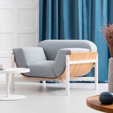 Create an inviting atmosphere with new living room chairs. Contemporary Armchair Velo Take Me Home Water Repellent Fabric With Removable Cushion Brown
