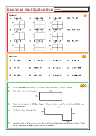 Want to help support the site and remove the ads? Differentiated Decimal Multiplication Worksheet Teaching Resources