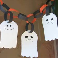 Ghost Garland Quick Halloween Crafts Halloween Party Kids Easy Halloween Crafts