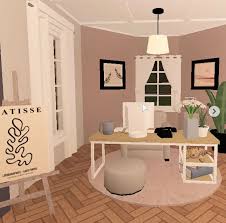 It has a full kitchen, bathroom, bedroom, and living room and can. Bloxburg Roblox Desk Office Idea Decor Image By Sofia