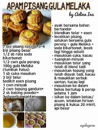 Gula melaka, or palm sugar syrup can be prepared and kept in the refrigerator for easy usage when needed. Apam Pisang Gula Melaka Asian Desserts Recipes Malaysian Dessert