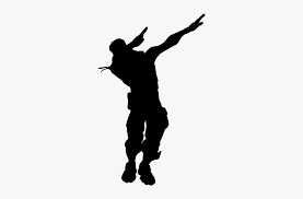 Brand new · pc · fortnite. Fortnite Dance Moves Silhouette Free Transparent Clipart Clipartkey