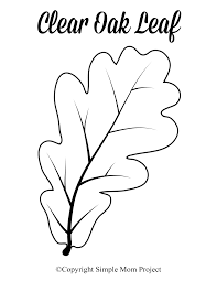 This simple leaf art printable is perfect for watercolor art. Easy Leaf Coloring Pages Bmo Show