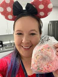 Squirrel steals Joffrey's donut at Animal Kingdom