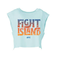 The scheduled main event features a featherweight showdown between brian ortega and the korean zombie. Women S Ufc Fight Island Cropped T Shirt Light Blue Ufc Store