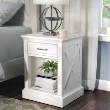 Tribesigns nightstand, modern bedside table with 2 drawers and heightened open shelf, end or side table with golden metal legs, bed night table for bedroom(white), big storage wooden night stand $135.74 $ 135. Aksdczf09sf5jm