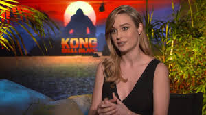 Brie talks about her experience filming the movie kong: Kong Skull Island Interview Brie Larson Youtube