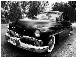 Image result for Black 1950 Mercury