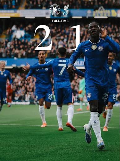 It's full-time and defeated Liverpool by 2-1. I enjoyed Estevao's  last-minute goal. Liverpool fans will be feeling the pa1n now.