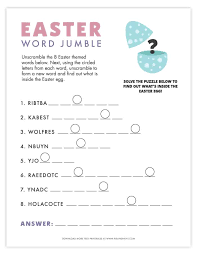 You can also find razzle puzzles on Free Printable Easter Word Jumble Pjs And Paint