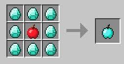 The diamond apple can either be created by surrounding an apple with 8 diamonds, or 8 blocks. Enchanted Apples Mods Minecraft Curseforge