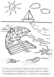 Une fois que votre line est fait, que tous vos éléments sont dessinés, vous pouvez passer à la couleur. Coloriage A Imprimer L Ete Au Bord De La Mer Coloriage Dessin De Plage Coloriage Mer