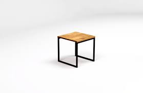 This table's slim and playful silhouette is suitable for small spaces. Kub Black Modern Small Coffee Table Sfd Furniture