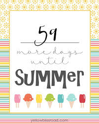 Free Countdown To Summer Printable School Countdown Summer Printables Days Until Summer